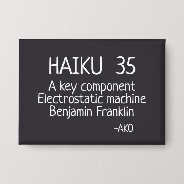 HAIKU 35 BUTTON (Front)