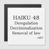 HAIKU 48 MAGNETIC CARD (Front/Back)