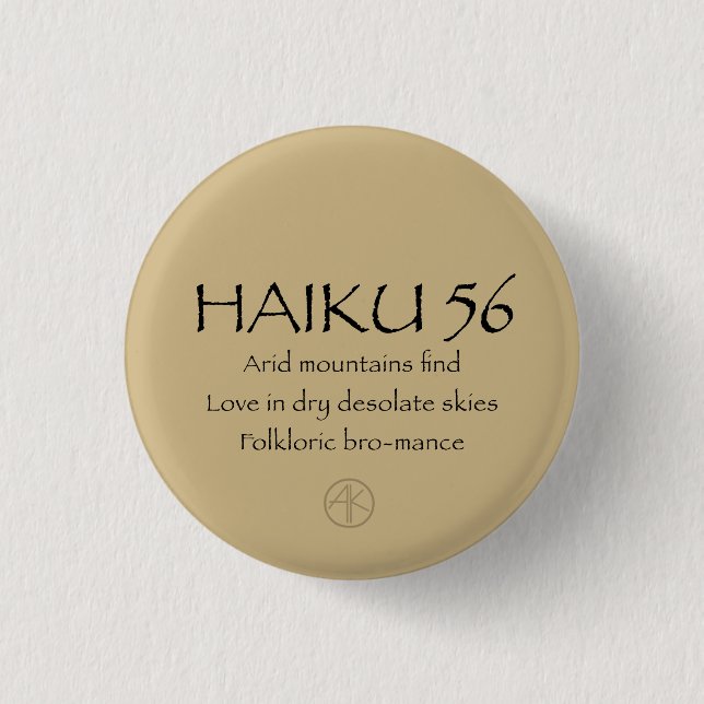 HAIKU 56 BUTTON (Front)