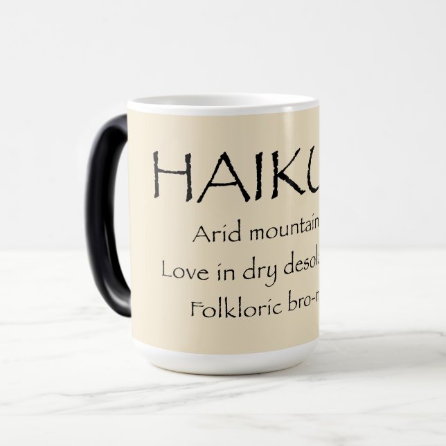HAIKU 56 COLOR MORPH MUG  (Front Left)