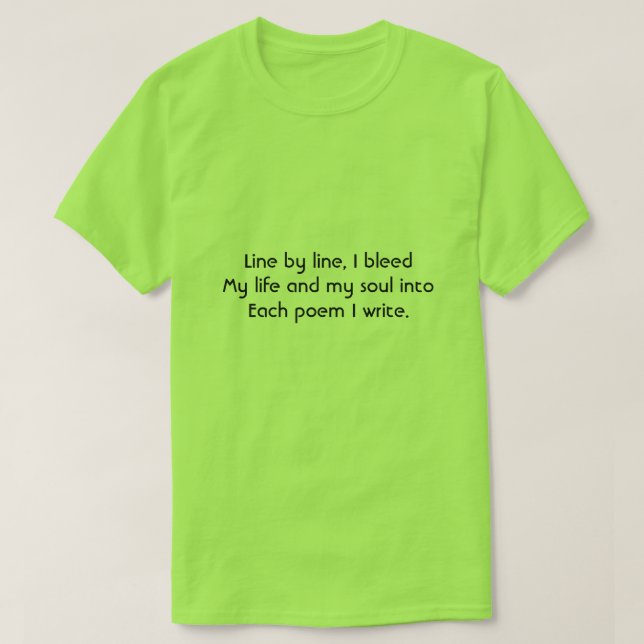 "Haiku 68" T-Shirt (Design Front)