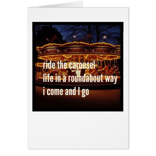 Haiku Cards - I Left You Alone (Front)