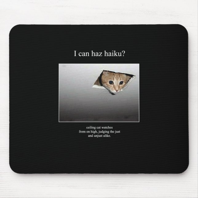 haiku cat 18 mousepad (Front)