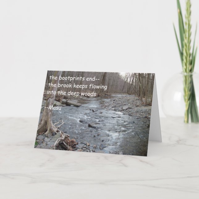 Haiku Greeting Card (encouragement) (Front)