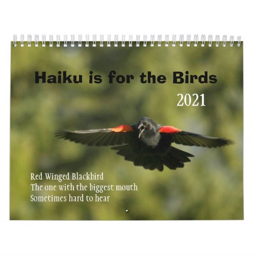Haiku is for the Birds calendar