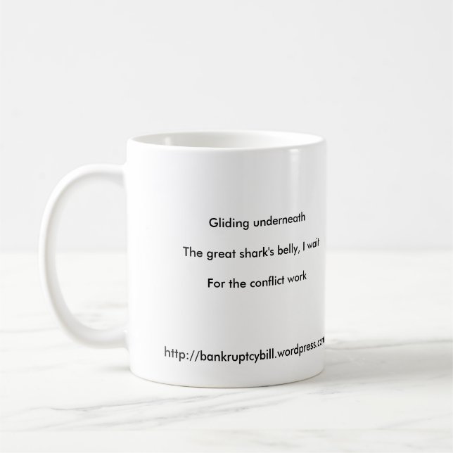 Haiku Mug - Conflict Work (Left)