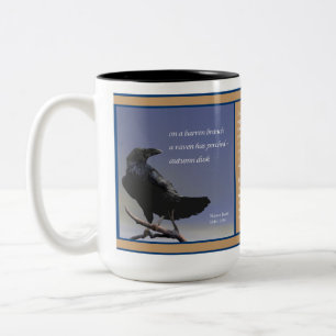 Haiku - Raven Autumn Dusk Two-Tone Coffee Mug