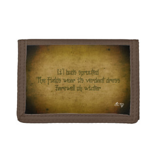 Haiku | Spring Trifold Wallet