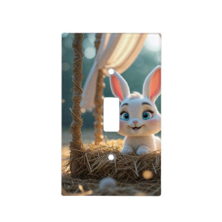Haiku the Bunny Switchplate