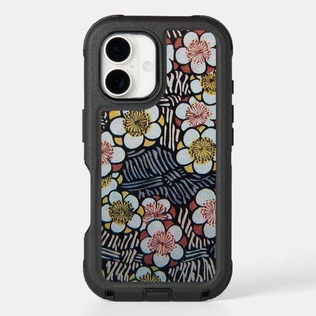 HAIKU / WHITE SPRING FLOWERS Japanese Floral Otterbox iPhone Case (Back)