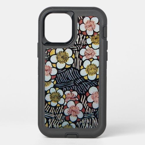 HAIKU  WHITE SPRING FLOWERS Japanese Floral OtterBox Defender iPhone 12 Case