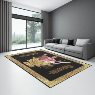 Hail Caesar! Roman Empire Hollywood Regency Area Rug