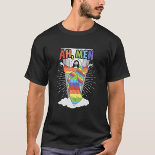 Hail Gay Satan LGBT Goth Gay Pride Funny Hail Gay T-Shirt