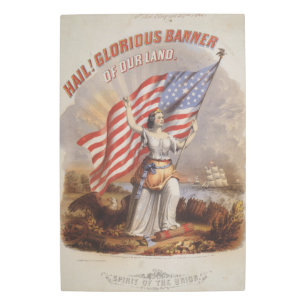 Hail! Glorious Banner of our Land-Patriotic Art