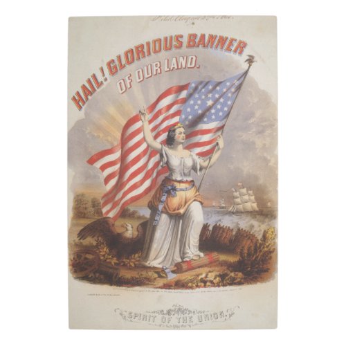 Hail! Glorious Banner of our Land-Patriotic Art