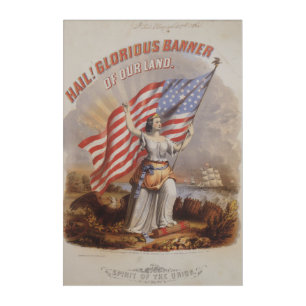 Hail! Glorious Banner of our Land-Patriotic Art