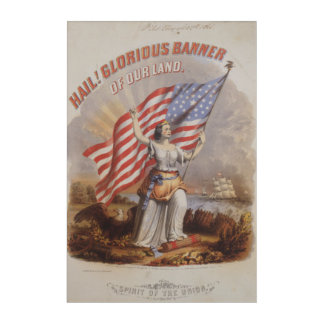 Hail! Glorious Banner of our Land-Patriotic Art