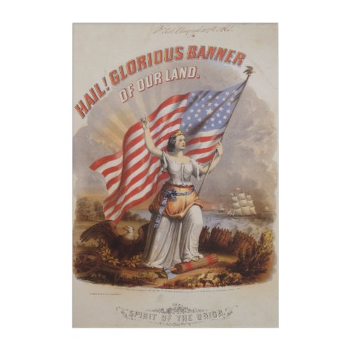 Hail! Glorious Banner of our Land-Patriotic Art