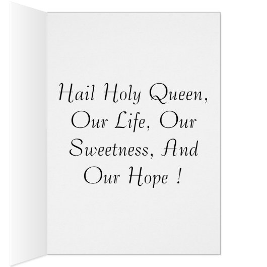 Hail Holy Queen (Inside (Right))