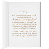 Hail Holy Queen Cards (Inside (Right))