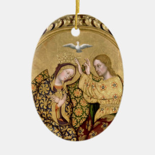 HAIL HOLY QUEEN CERAMIC ORNAMENT