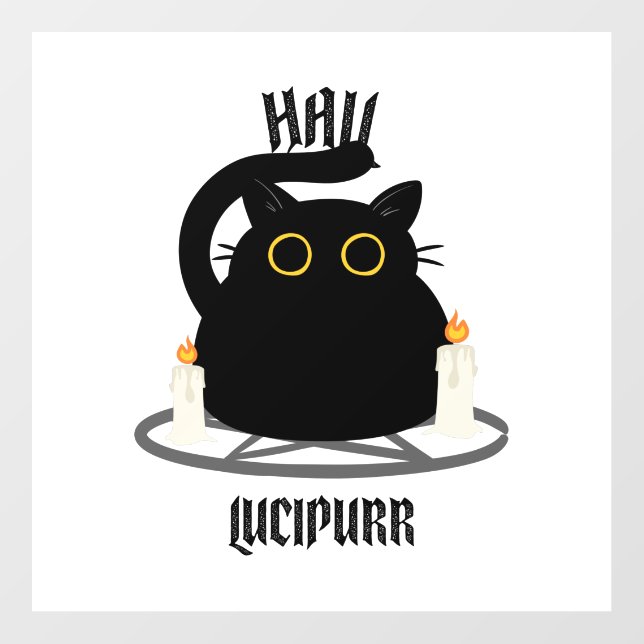 Hail Lucipurr Floor Decals (Front)