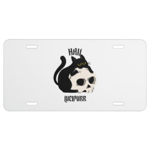 Hail Lucipurr License Plate