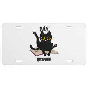 Hail Lucipurr License Plate