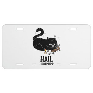 Hail Lucipurr License Plate