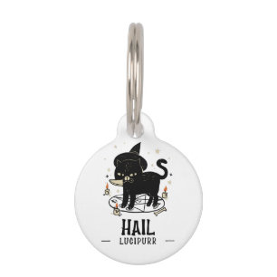 Hail Lucipurr Pet ID Tag