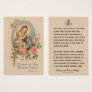 Hail  Mary Catholic Prayer Latin English Holy Card
