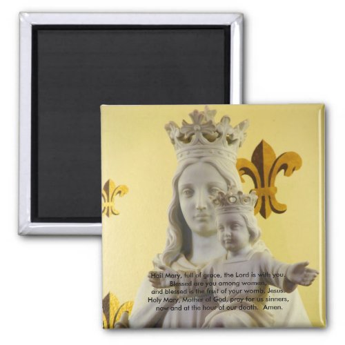 Hail Mary full of grace Magnet