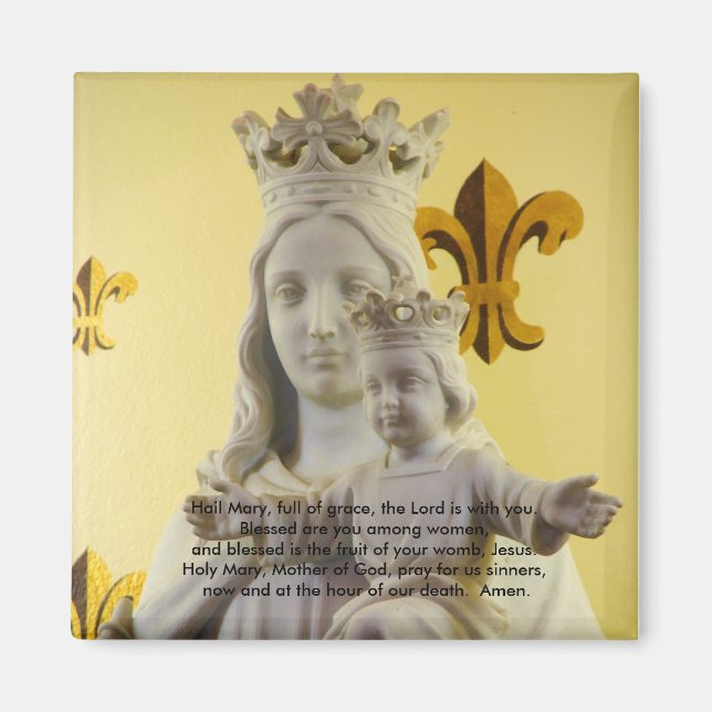 Hail Mary, full of grace Magnet (Front)