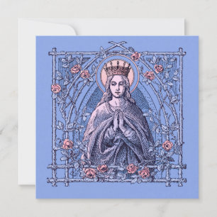 Hail Mary, Full of Grace Prayer Card