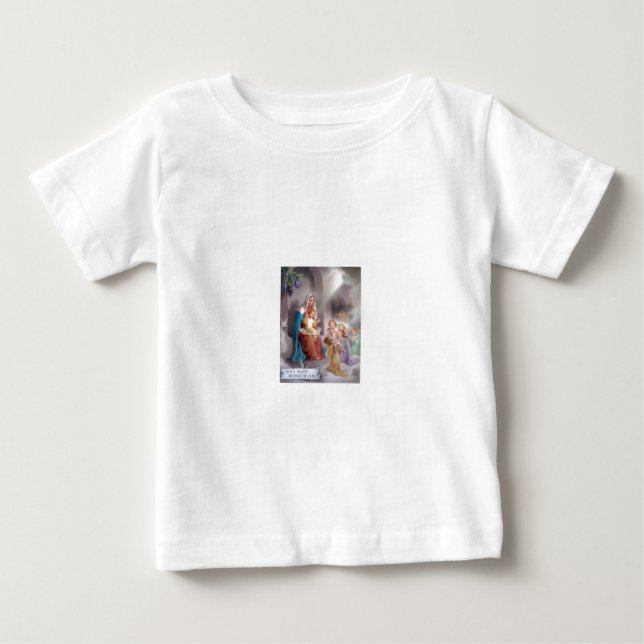 hail-mary-in-picture baby T-Shirt (Front)