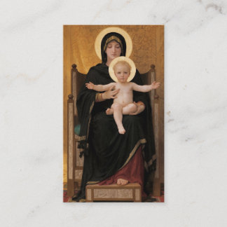 Hail Mary Latin and English Prayer Card