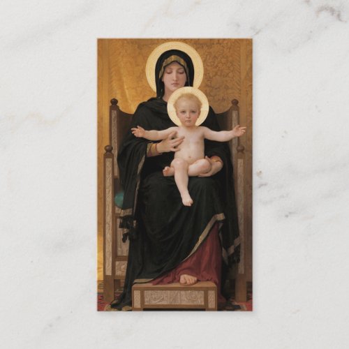 Hail Mary Latin and English Prayer Card
