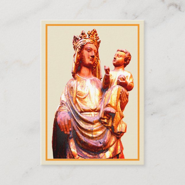 Hail Mary prayer Business Card (Front)