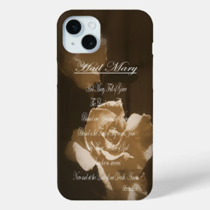 Hail Mary Prayer iPhone 15 Plus Case