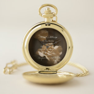 Hail Mary Prayer  Pocket Watch