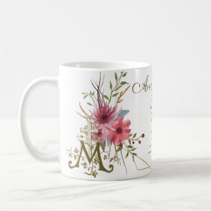 Hail Mary Prayer Religious Ave Maria Latin Coffee Mug