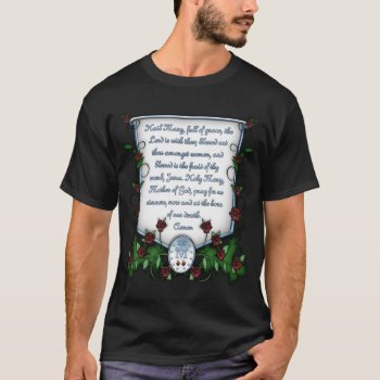 Hail Mary T-shirt by SteelCrossGraphics at Zazzle