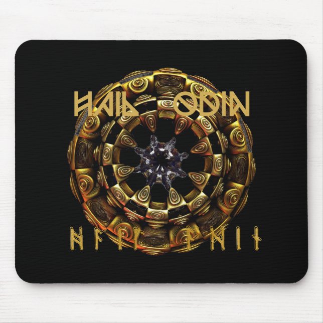 ☼HAIL ODIN ! ☼ MOUSE PAD (Front)
