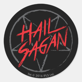 Hail Sagan Classic Round Sticker