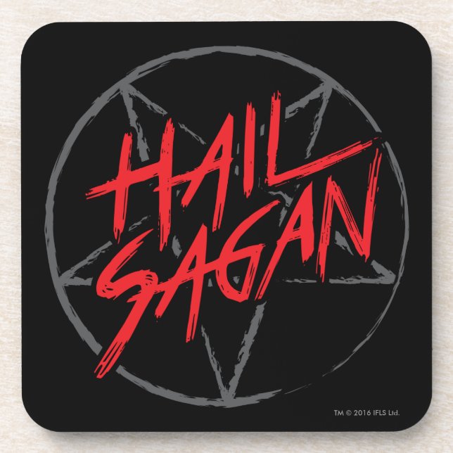 Hail Sagan Drink Coaster (Front)