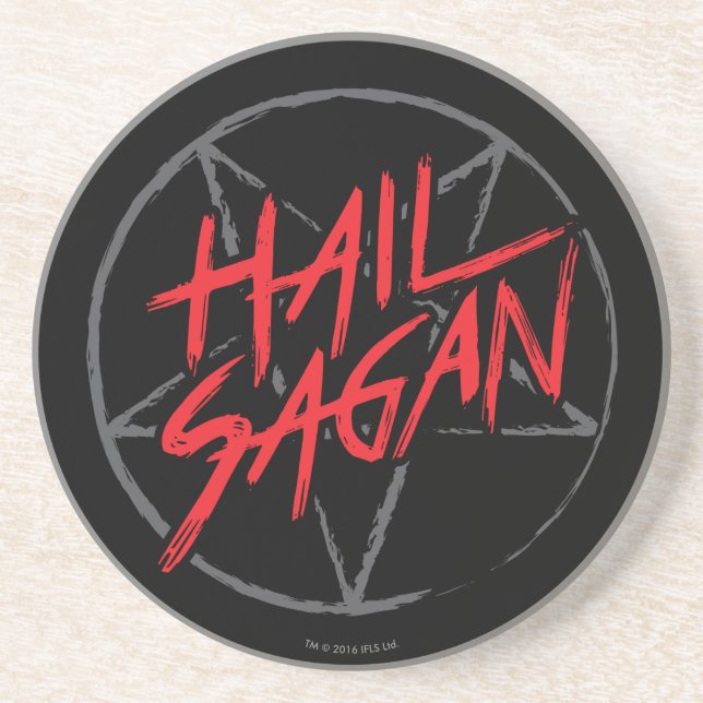 Hail Sagan Drink Coaster (Front)