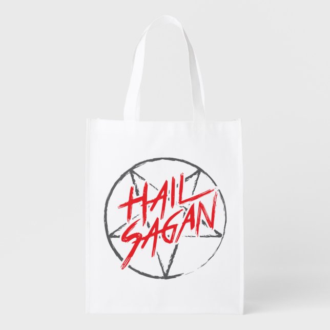 Hail Sagan Reusable Grocery Bag (Front)