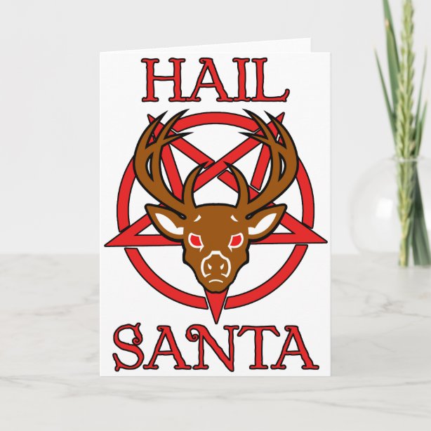 Satanic Christmas Cards 