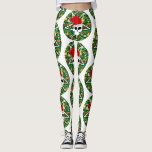 hail santa leggings