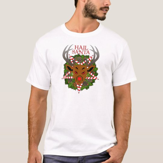 hail santa t shirt